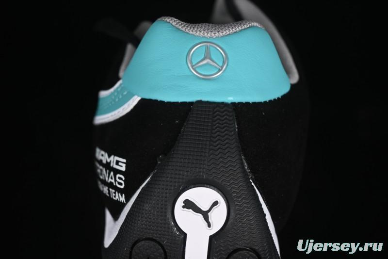 Puma Sparco Future Round Toe Lace-Up Leather Fabric Low-Top Lifestyle Casual Shoes - 308155-01