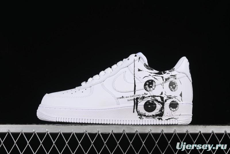 Comme des Garcons Shirt x Supreme x Nike Air Force 1 '07 Low Top Casual Sneakers - 923044-100