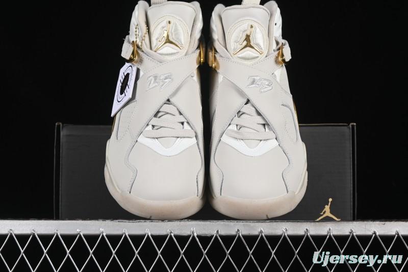 Nike Air Jordan 8 Retro "Champagne" Basketball Shoes Inspired by O'Brien Trophy - 832821-030