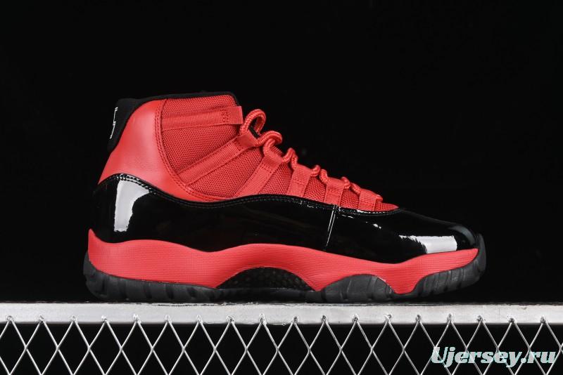 Nike Air Jordan 11 Retro High Top Basketball Shoes in Black/Red - CT8012-600
