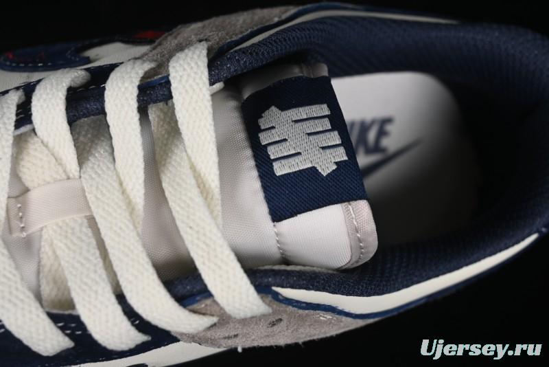 Nike SB Dunk Low UN Collaboration - Splatter Navy Swoosh Anniversary Custom Low-Top Casual Skate Shoes - DJ2024-041