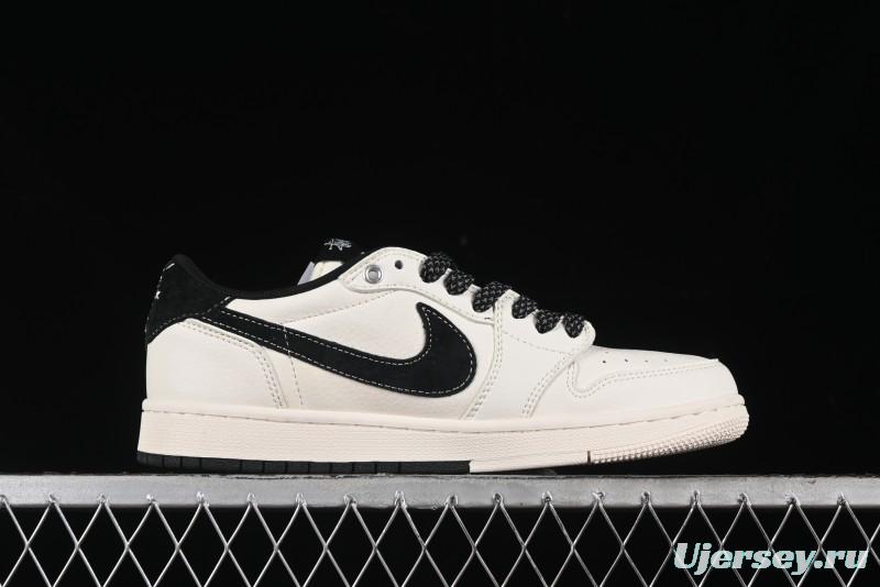 Nike Air Jordan 1 Low OG SP Travis Scott x Fragment Design Collaboration Sneakers - SJ2068-129