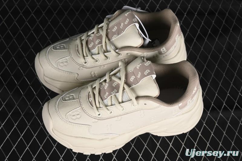 New York Yankees MLB Bigball Chunky Embo Monogram Thick Sole Sandals - 3ASHBEM4N43BGS