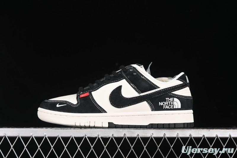 Nike SB Dunk Low The North Face Collaboration - Black Pig Eight Black Hook Anniversary High-End Custom Low-Top Casual Sneakers - SJ1089-011
