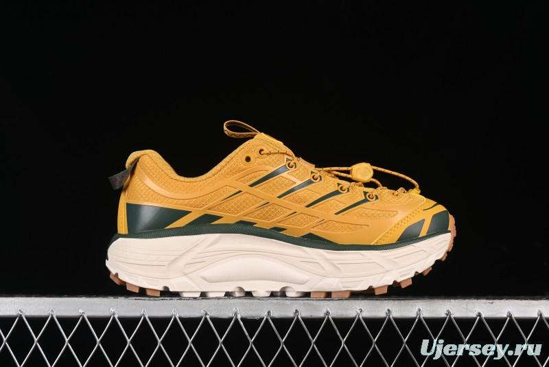 Hoka Mafate Three 2 Ultra-Lightweight Cushioned Trail Running Shoes - 1141572 GLW