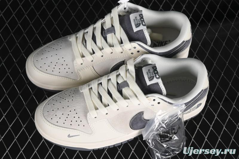 Nike SB Dunk Low The North Face Collaboration - Anniversary High-End Customized Low-Top Casual Skate Shoes - DQ1098-513