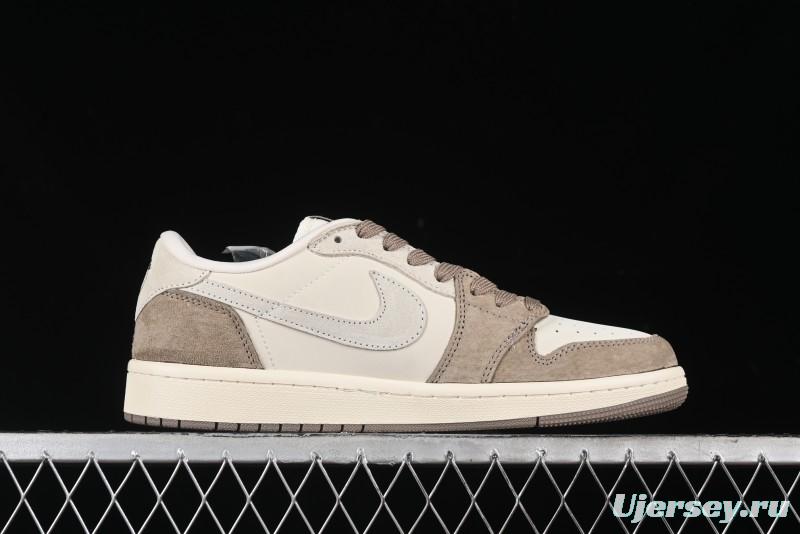 Nike Travis Scott x Fragment Design x Air Jordan 1 Low OG SP AJ1 Retro Sneakers - JH6089-001