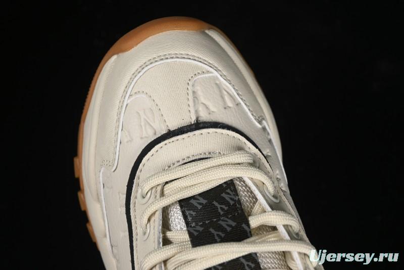 New York Yankees MLB Bigball Chunky Embo Monogram Thick Sole Sandals - 3ASHBEM4N50IVS