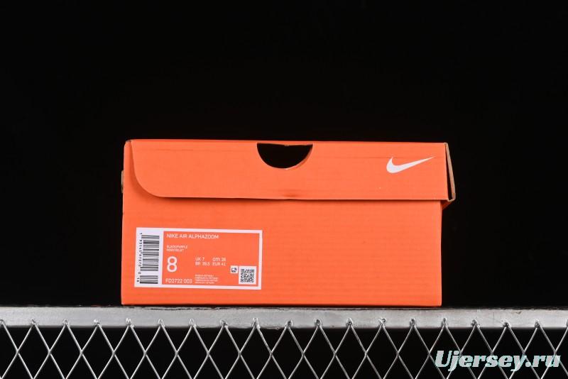 Nike Air Alphazoom Lightweight Breathable Running Shoes with Cushioning Technology - FD2722-003