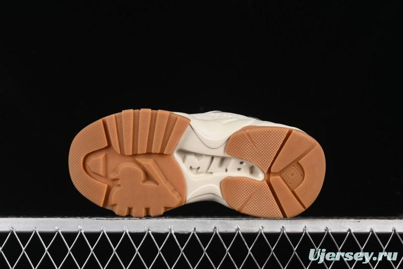 New York Yankees MLB Bigball Chunky Embo Monogram Thick Sole Sandals - 3ASHBEM4N50IVS