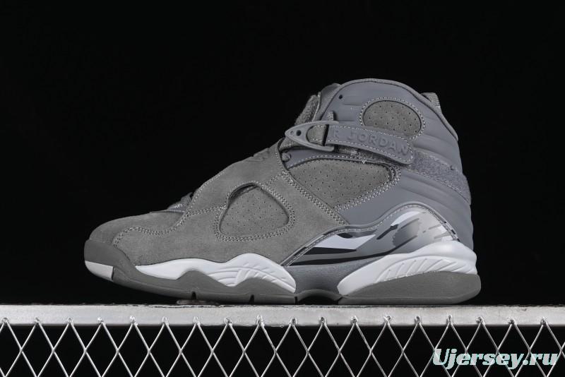 Nike Air Jordan 8 Retro "Cool Grey" Basketball Shoes - 305381-014