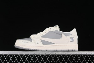 Nike Travis Scott x Fragment Design x Air Jordan 1 Low OG SP Casual Sneakers - BB6588-31