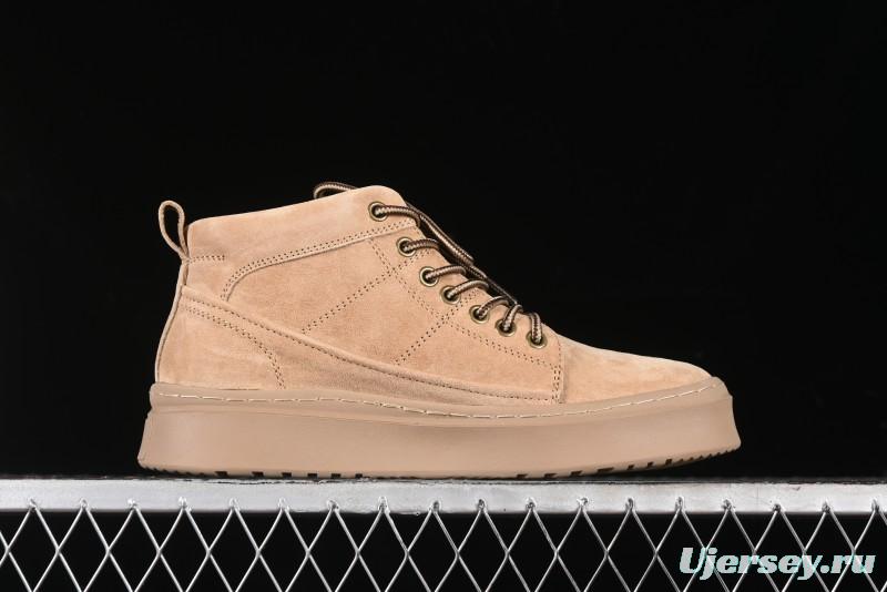 Timberland Outdoor Mid-Top Casual Martin Boots with Premium Suede Leather - TB10072SAND