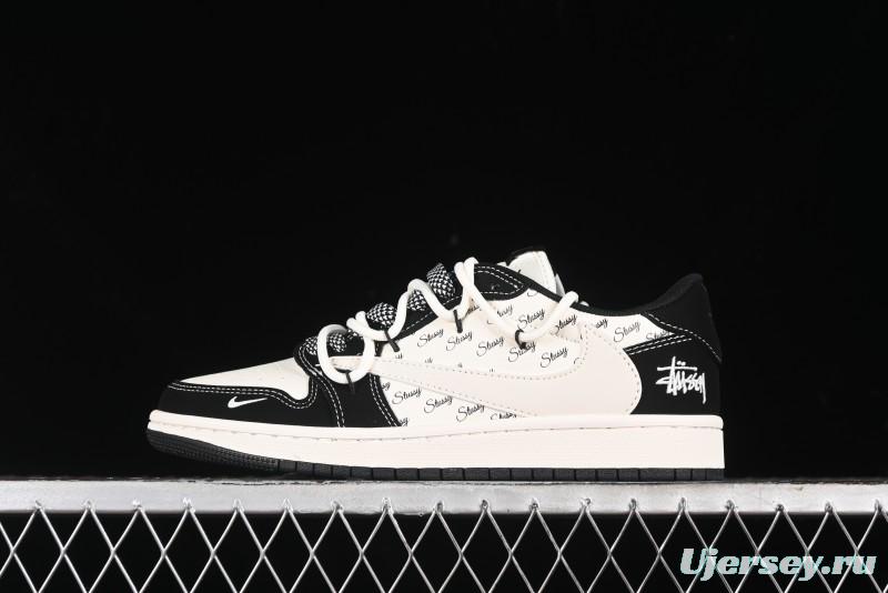 Nike Travis Scott x Fragment Design x Air Jordan 1 Low OG SP AJ1 Sneakers - SJ0086-131