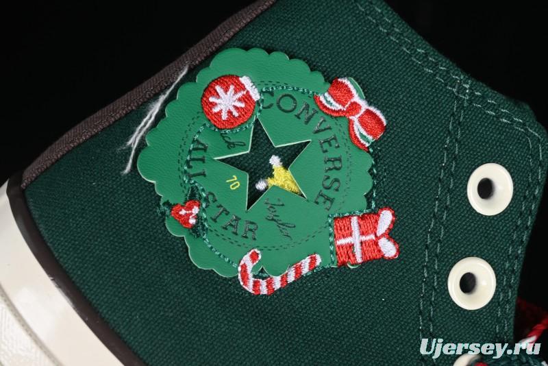 Converse 1970s Christmas Theme High Top Casual Sneakers for Winter - A12455C