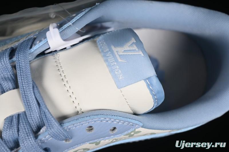 Nike Travis Scott x Fragment Design x Air Jordan 1 Low OG SP AJ1 University Blue - LX1988-104