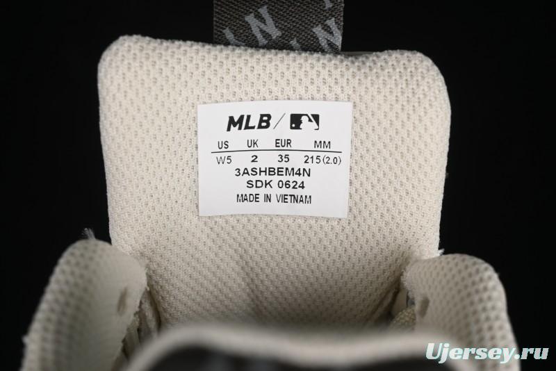 New York Yankees MLB Bigball Chunky Embo Monogram Thick Sole Sandals - 3ASHBEM4N50IVS