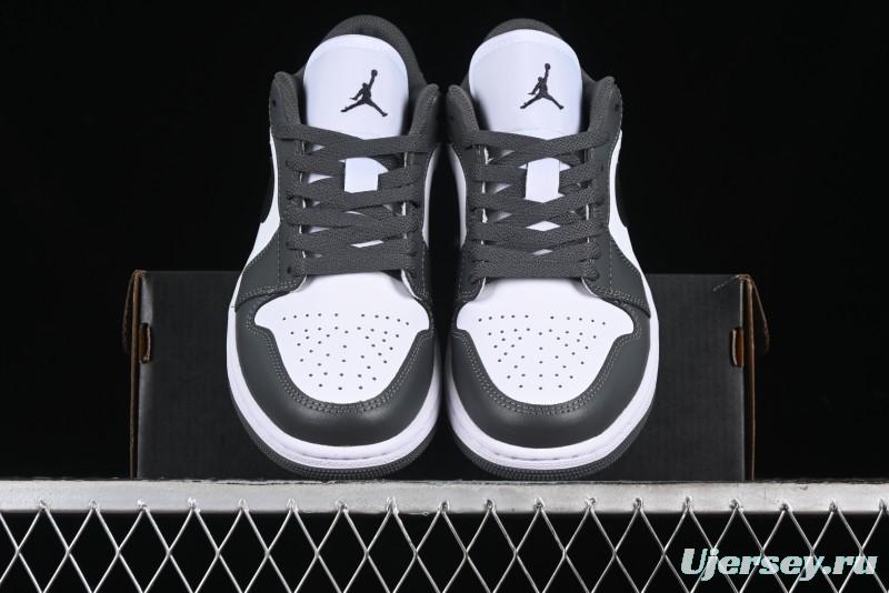 Nike Air Jordan 1 Low Iron Grey Casual Sneakers - 553558-152