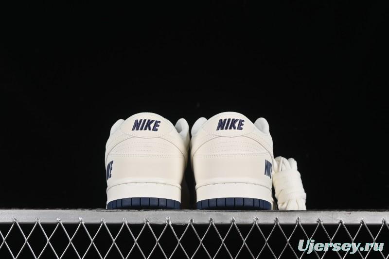 Nike SB Dunk Low Collaboration Three Swooshes Dark Blue Colorway Low-Top Casual Skateboarding Shoes - NK5639-327
