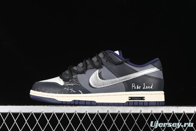 Nike Dunk Low Retro Block Street Dark Splatter Gothic Cross SB Low-top Casual Sneakers - FV8106-181