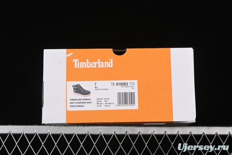 Timberland Classic High Top Yellow Boots TB010063713 Black