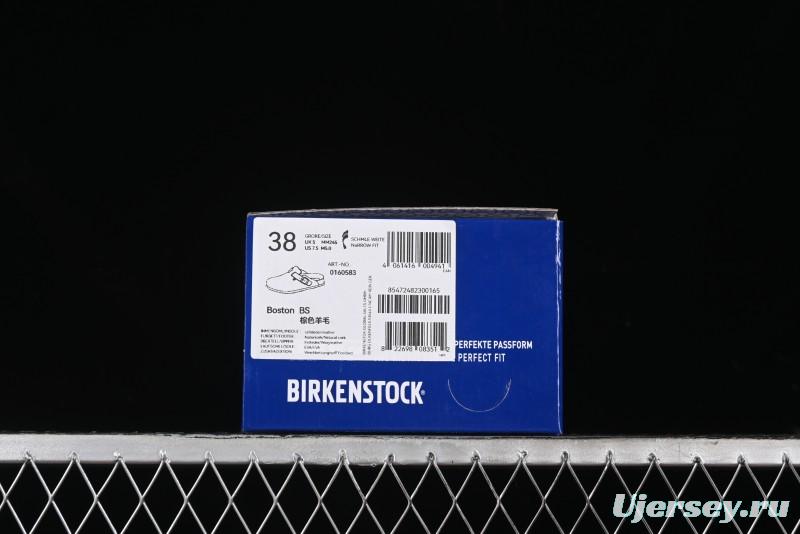 Birkenstock Half-Fur Slide Sandals with Wool Lining - G.D4