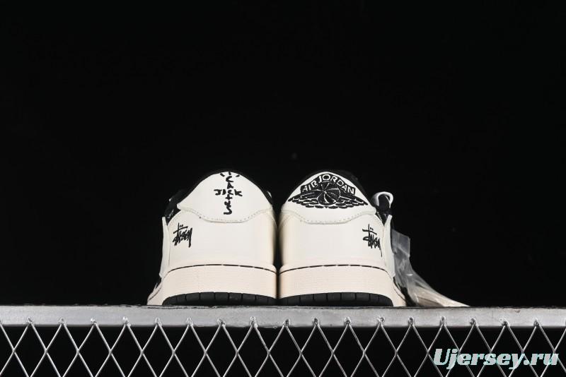 Nike Travis Scott x Fragment Design x Air Jordan 1 Low OG SP Sneakers - SJ2068-128