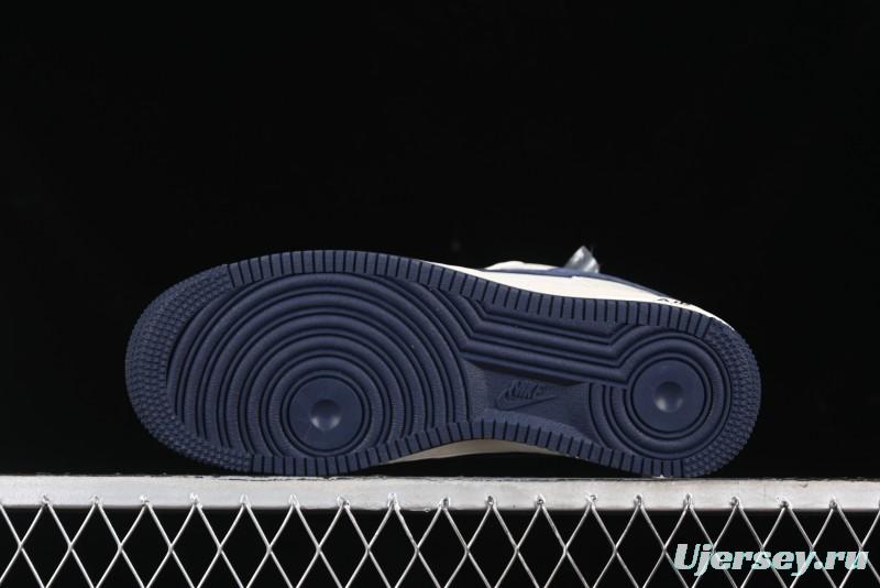 Nike Air Force 1 '07 Low The North Face Collaboration - White Blue Red Casual Sneakers - XZ6188-016