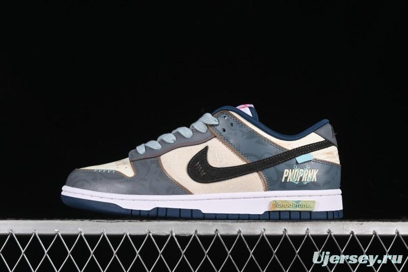 Nike Dunk Low Panda Prank Nautical Era Exploration Wave Low Top Casual Sneakers - DD1391-400