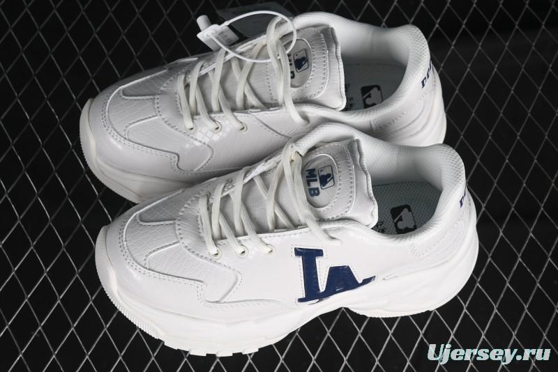 New York Yankees MLB Bigball Chunky Window Croco Thick Sole Casual Running Shoes - 3ASHBLA4N07WHS