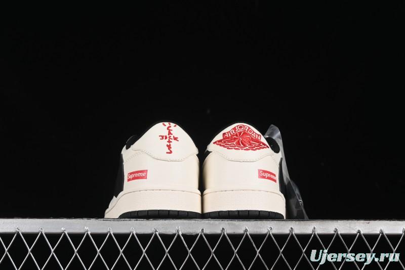 Nike Travis Scott x Fragment Design x Air Jordan 1 Low OG SP AJ1 Supreme Collaboration - LJ5188-023