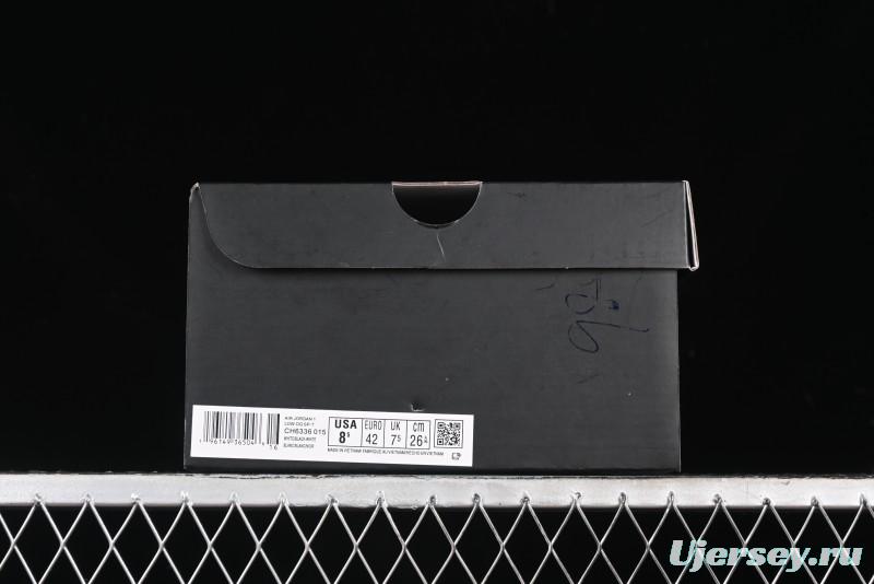 Nike Travis Scott x Fragment Design x Air Jordan 1 Low OG SP AJ1 Low Top Casual Sneakers - CH6336-015