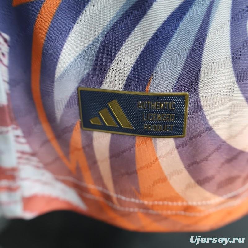 Player Version 25/26 Liverpool Blue with Orange Flaming Bird Special Jersey