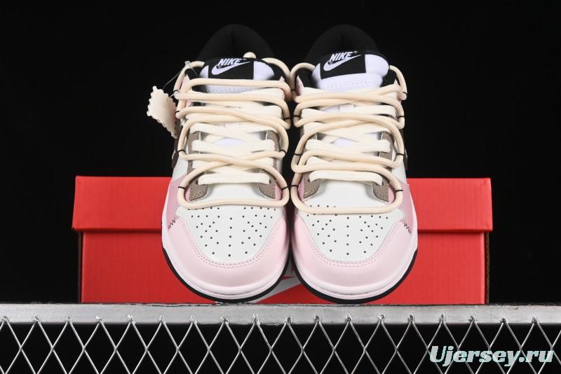Nike Dunk Low Panda Prank Special Edition Heartbeat Mail Casual Sneakers - CW1590-100