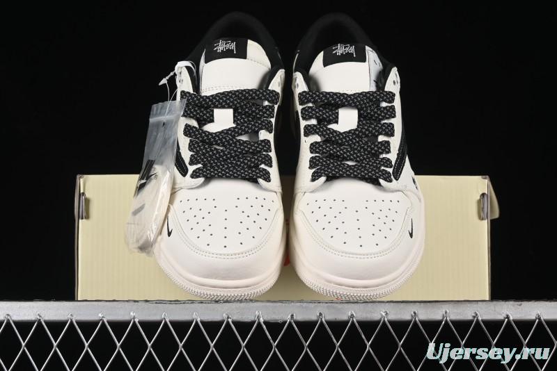 Nike Air Jordan 1 Low OG SP Travis Scott x Fragment Design Collaboration Sneakers - SJ2068-129