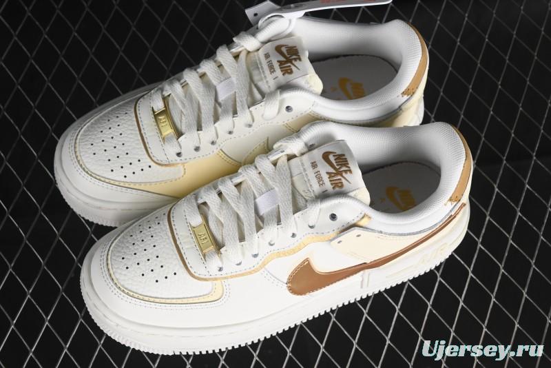 Nike Air Force 1 Shadow Lightweight Lifting Low-Top Casual Sneakers - DZ1847-108