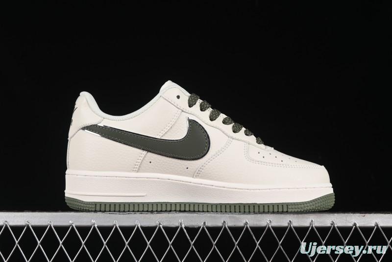 Nike Air Force 1 '07 Low QR Code Military Green Starry Sky Casual Sneakers - CU1836-966