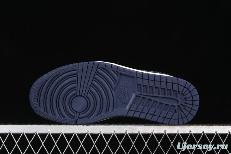 Nike Travis Scott x Fragment Design x Air Jordan 1 Low OG SP AJ1 Retro Sneakers with Stone Pattern - CF3688-029