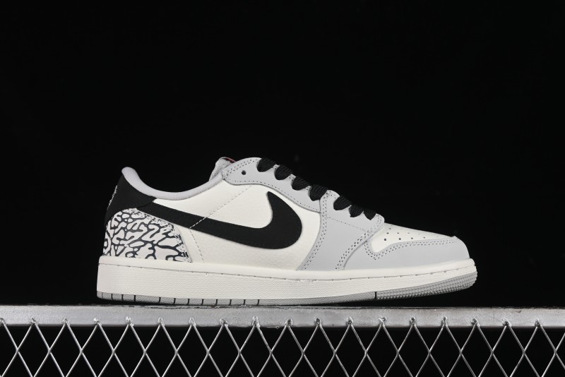 Nike Travis Scott x Fragment Design x Air Jordan 1 Low OG SP AJ1 Supreme Collaboration - JH6089-003