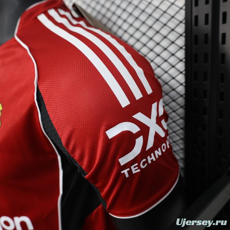 Player Version 25/26 Manchester United Home Jersey