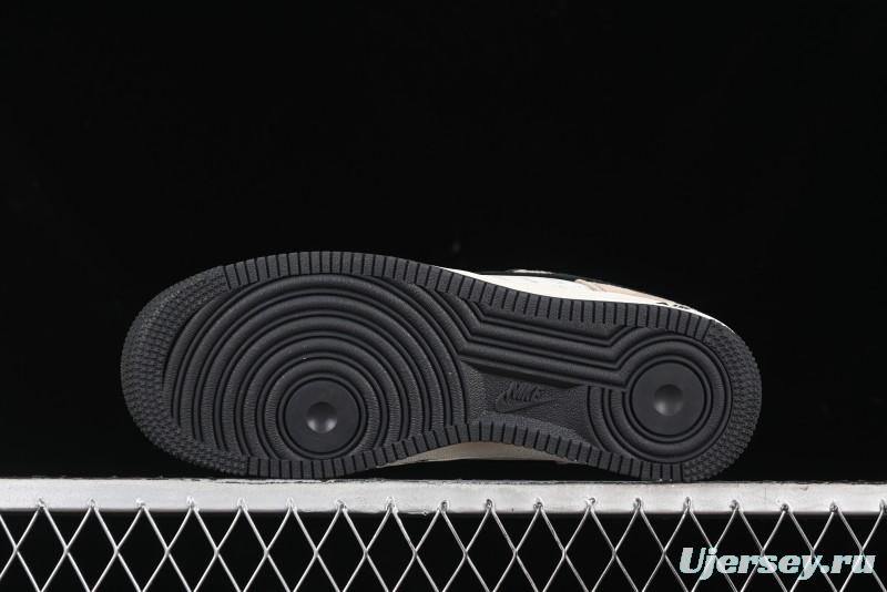 Nike Air Force 1'07 Low Stussy Collaboration - Milk Tea Low Top Casual Sneakers - XZ6188-999