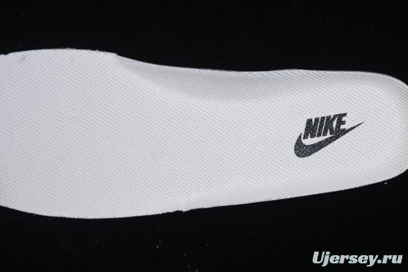 Nike Air Force 1 '07 Low Stussy Collaboration - Black White Mini Swoosh Low-Top Casual Sneakers - SJ6698-010