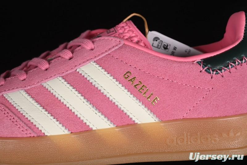 Adidas Originals Gazelle Indoor JI2014 Low-Top Sneakers with Thick Sole for Casual Wear Anti-Slip and Durable - JI2014