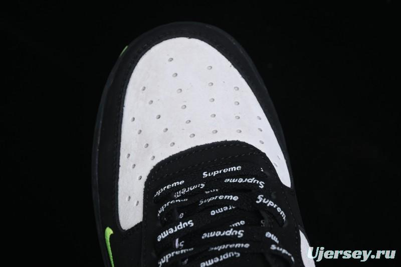 Nike Air Force 1 '07 Low Supreme Collaboration - Night Glow Low-Top Casual Sneakers - DF0188-009