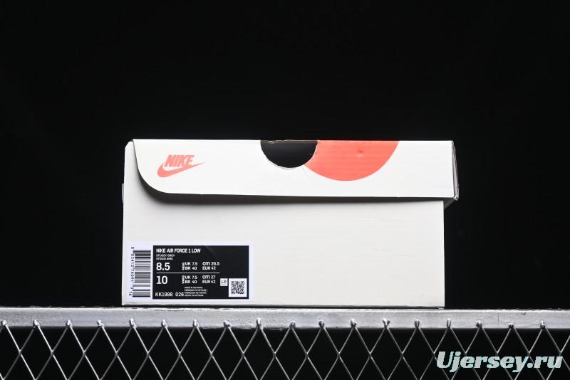 Nike Air Force 1 '07 Low Gucci Collaboration Jade Green Flywire Low-Top Casual Sneakers - KK1988-026