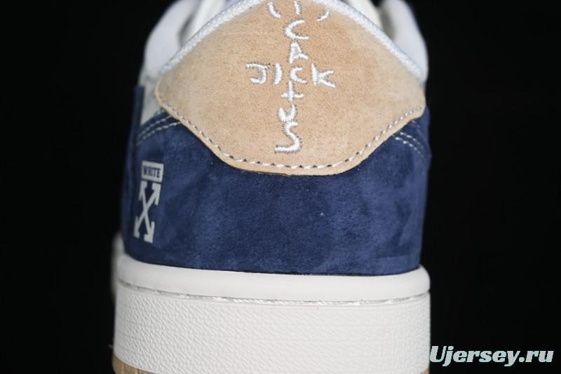 Nike Travis Scott x Fragment Design x Air Jordan 1 Low OG SP AJ1 Retro Sneakers - SJ2068-110