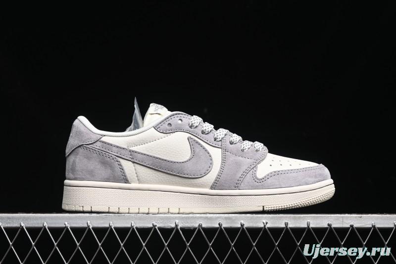 Nike Travis Scott x Fragment Design x Air Jordan 1 Low OG SP AJ1 Low Top Casual Sneakers - XS3086-001