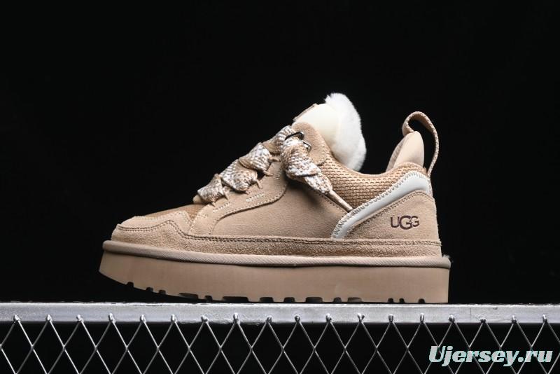 UGG Classic Ultra Mini Mel Two-Tone Lace-Up Low-Top Casual Shoes - 1144032