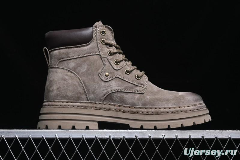 ECCO Cool Series Workwear Leather Anti-Slip Platform Chelsea Boots - 63890801001