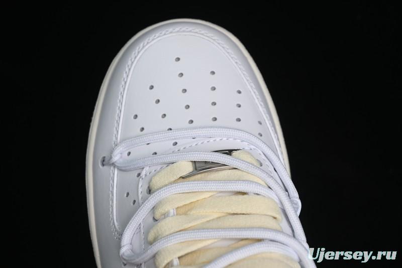 Nike Air Force 1 '07 Low Silver Hook Off-White Style Casual Sneakers - ZH0316-049